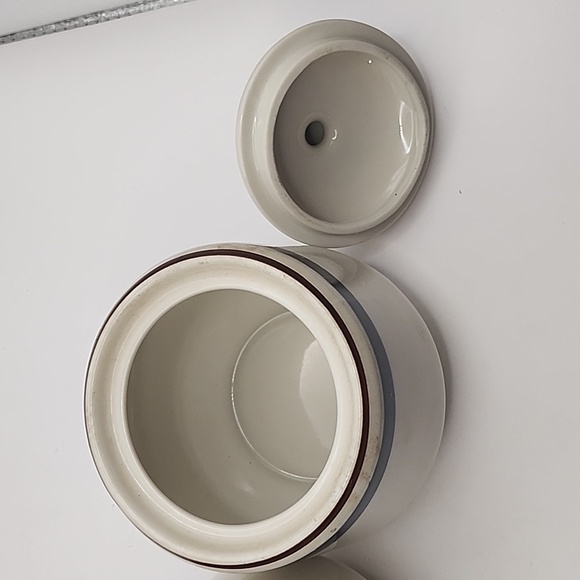 Vintage Galaxy Stone Ware Creamer & Sugar Set Blue Made in Japan - Picture 6 of 9